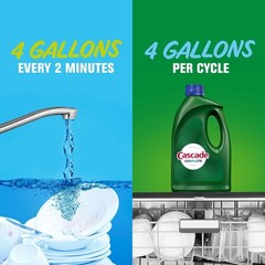 Cascade Complete Dishwasher Detergent Liquid Gel Citrus Scent Dish Soap 75 oz