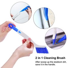 2 Pcs Cleaning Brush Small Scrub Brush for Cleaning Sink Bathroom Kitchen Edg…