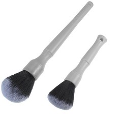 2pcs Car Detailing Brush Set Car Detailing Kit Ultra Soft Synthetic Bristles …