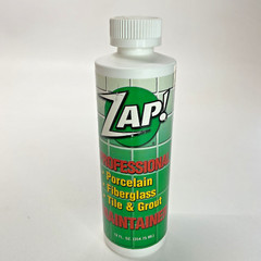 Zap! Professional MAINTAINER For Porcelain Fiberglass Tile & Grout Spray 12 oz.