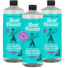Aunt Fannie’s Ultra Concentrated Floor Cleaner Vinegar 32 Fl Oz (Pack of 3)