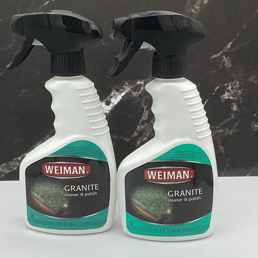 Weiman Granite Cleaner and Polish 12 Fluid Ounce (2 pack)