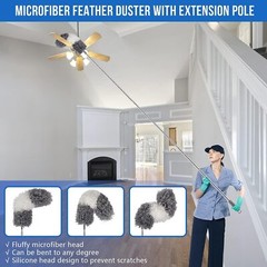 Dusters for Cleaning, Retractable Microfiber Gap Dust Cleaner with Extension Pol