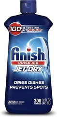 Finish Jet-Dry Ultra Rinse Aid 32 fl oz Dishwasher Drying Agent – New 2 Pack