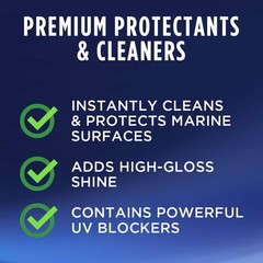 HeavyDuty Speed Detailer 32 fl oz Waterproof UV Protection for Boat Surfaces