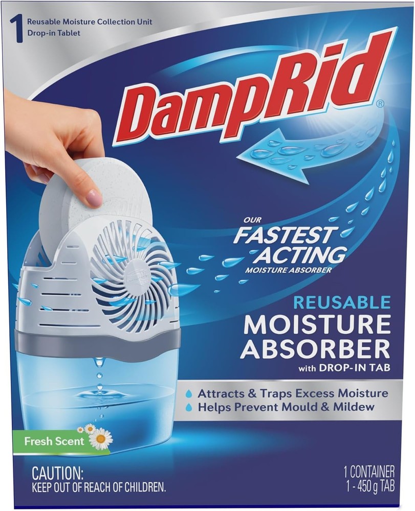 Fresh Scent Drop-In Tab Moisture Absorber Starter Kit