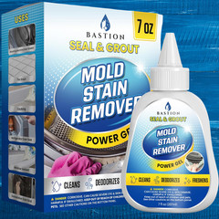 Mold Stain Remover Power Gel Cleaner for Front Loader Washing Machine Seal 7oz