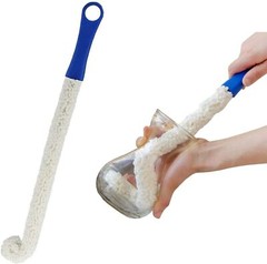 Long Bottle Brush Cleaner, Flexible Bottle Scourer (Foam)