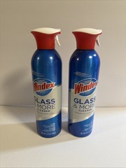 Lot of 2 Windex Glass & More Cleaner Spray Streak-Free Shine 13.8 oz Each