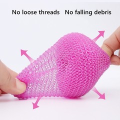 10/30/50 Pcs Scouring Pads Kitchen Cleaning Dishwashing Ball Pot Round Scrubbers