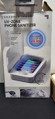 Sharper Image UV-Zone Phone Cleaner S a n i t i z e r New Open Box