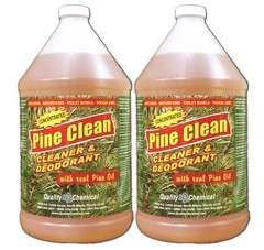 Pine Clean – A powerful, pleasant, deodorizing cleaner – 2 gallon case