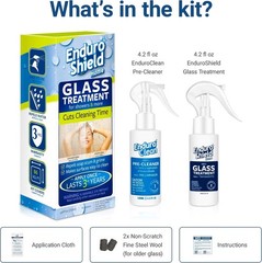 4.2 Fl Oz Glass Treatment – Crystal Clear Shine and Long-Lasting Protection