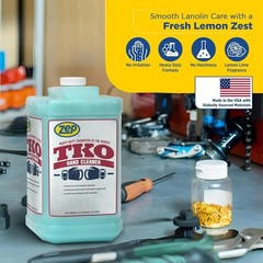 4 PACK Zep TKO Heavy-Duty Industrial Gritted Hand Cleaner Lemon – 1 Gallon NEW
