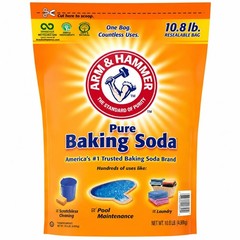 10.8 lb Pure Baking Soda Resealable Bag