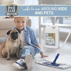 Eco-Friendly Citrus Floor Cleaner Concentrate – 1 Gallon for Streak-Free Floors