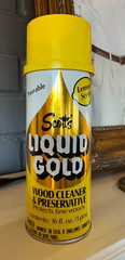 Scott’s Liquid Gold Lemon Scent 16 Fl Oz Pourable 60% Full Vintage Non-Aerosol