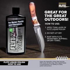 Multi-Purpose Metal Polish Liquid – 3.4oz Tarnish Remover for Aluminum, Chrome,