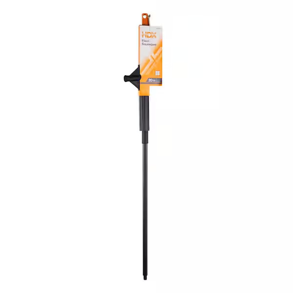 20 In. Plastic Rubber Floor Squeegee with 52 In. Handle