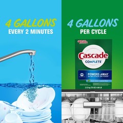Complete Powder Dishwasher Detergent, Fresh Scent, 75 oz, White