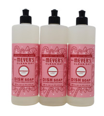 Mrs. Meyer’s Clean Day Dish Soap, Peppermint Scent, 16 Ounce Bottle, 3-Pack