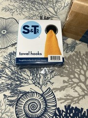 Floor Scrub Brush And Towel Hooks