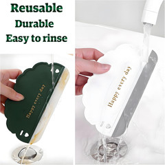 Squeegee Bathroom Glass Door Cleaning Scraper with Hanging Hook, Silicone Mini K