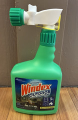 Windex Outdoor Glass Patio Cleaner 32oz-Old Green Bottle Discontinued 2013-READ