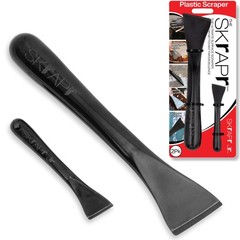 Plastic Scraper Tool, 2 Pack, Non-Scratch, 1.7 Inch Wide Blade, Long Ergonomi…