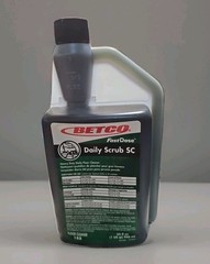 Lot of 2 Betco Daily Scrub SC Floor Cleaner 188, 32 Oz/Bottle