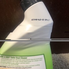 Lime-A-Way THICK GEL FORMULA Toilet Bowl Cleaner Lime Calcium Rust 16oz