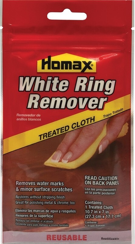 NEW Homax 2236 Furniture White Ring Remover Cloth, 7in. x 11in 0290379