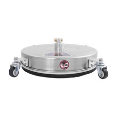 Modern 18-inch Surface Cleaner Stainless Steel Surface Cleaner with 4 Wheels NEW