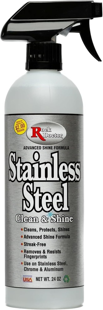 Stainless Steel Cleaner and Polish, Streak-Free Cleaning Solution for Chrome …