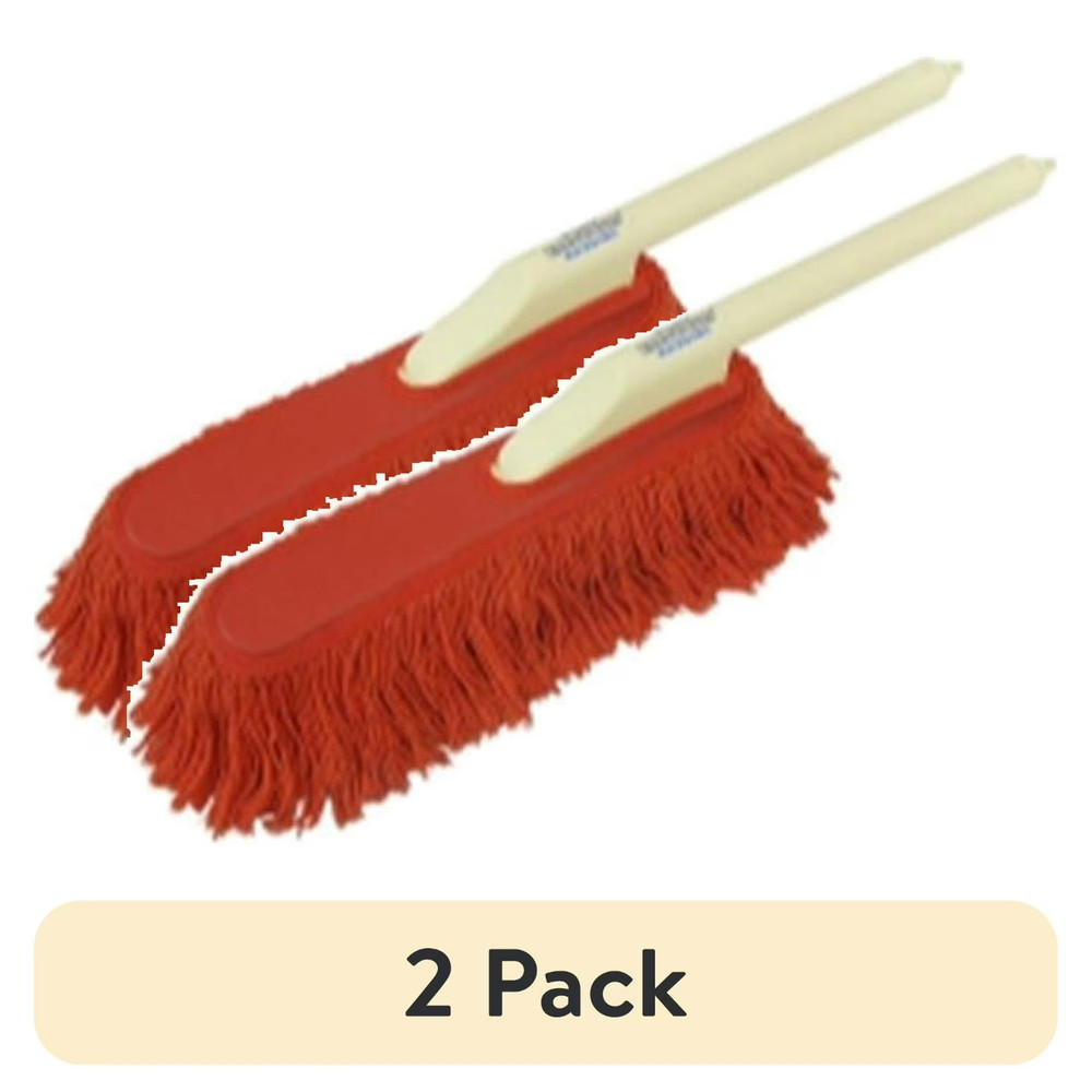 (2 pack) California Car Duster with Plastic Handle and Wax Treated Cotton Mop