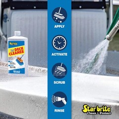Non-Skid Deck Cleaner & Protectant – 22oz Spray for Fiberglass & Painted Surface