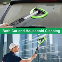 Portable Window Windshield Cleaing Tool Microfiber Car Wiper Cleaner Glass Brush