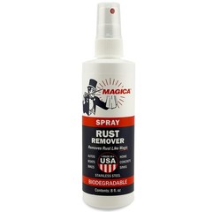 Rust Remover Spray 8oz Dissolves Rust Stains Metal Concrete Fabric No Scrubbing