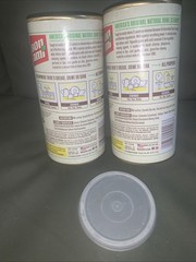 BON AMI Powder Cleanser for Kitchens & Bathrooms – 4 Oz each + Tupperware Lid