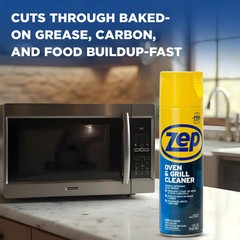 Zep Heavy-Duty Oven and Grill Cleaner – 19 oz, Dissolves Grease (Pack of 2)