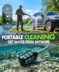 Cordless Car Wash Sprayer Portable Pressure Washer Foam Cannon 6-in-1 Nozzle