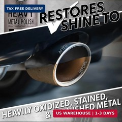 Heavy Metal Polish for Chrome, Aluminum & Stainless, 16 oz