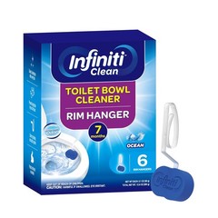 Toilet Bowl Cleaner Rim Hanger 6 Count Automatic Bowl Cleaner Tablet
