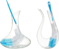 Cepillo Limpiador de Botellas Largo Kit Lavar Termos Copas Cerveza Pack 3 Uds