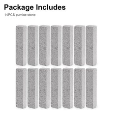 14PCS Pumice Cleaning Stick Kit Foamed Glass Scouring Stone for Kitchen Bathroom