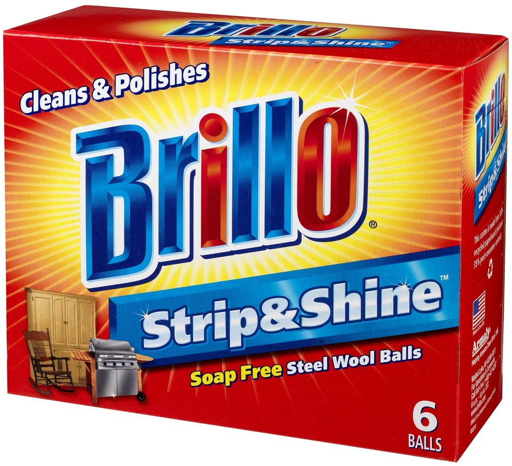 Strip & Shine Steel Wool Balls 6count