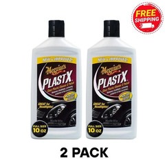 Meguiar’s Plast-X Clear Plastic Cleaner and Polish 10 fl oz Pack of 2