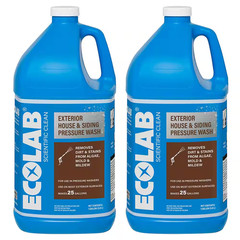1 Gal. Exterior House and Siding Pressure Wash Concentrate Cleaner; Removes Alga