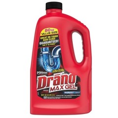 Max Gel Drain Clog Remover 80oz Thick Gel Unclogs Drains Fast Safe Pipes New