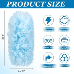 100 Count Duster Refills Heavy Duty 360° Multi Surface Duster Replacement